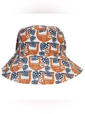 Sloth Print Bucket Hat